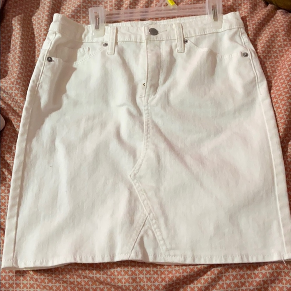 White skirt